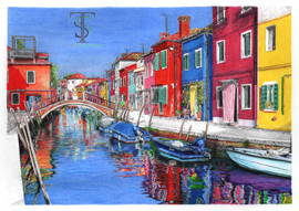 Burano Reflections